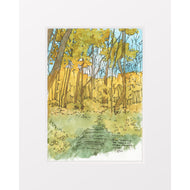 Sun Through the Trees at Seven Pillars