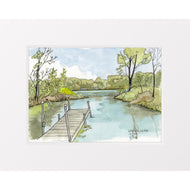 Dock at Nyona Lake, Oct 2024