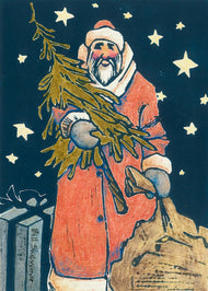 Santa with Tree & Sack