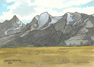 Grand Tetons from Yellowstone Oct 2025