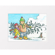 Kids and their Christmas Tree