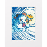 Snowman with Lantern